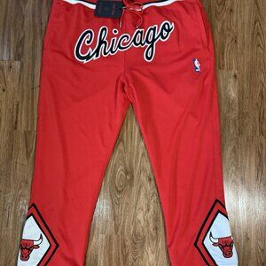 BNWT Chicago Bulls Mitchell & Ness x Just Don Pants 1997/98 Size XL Red